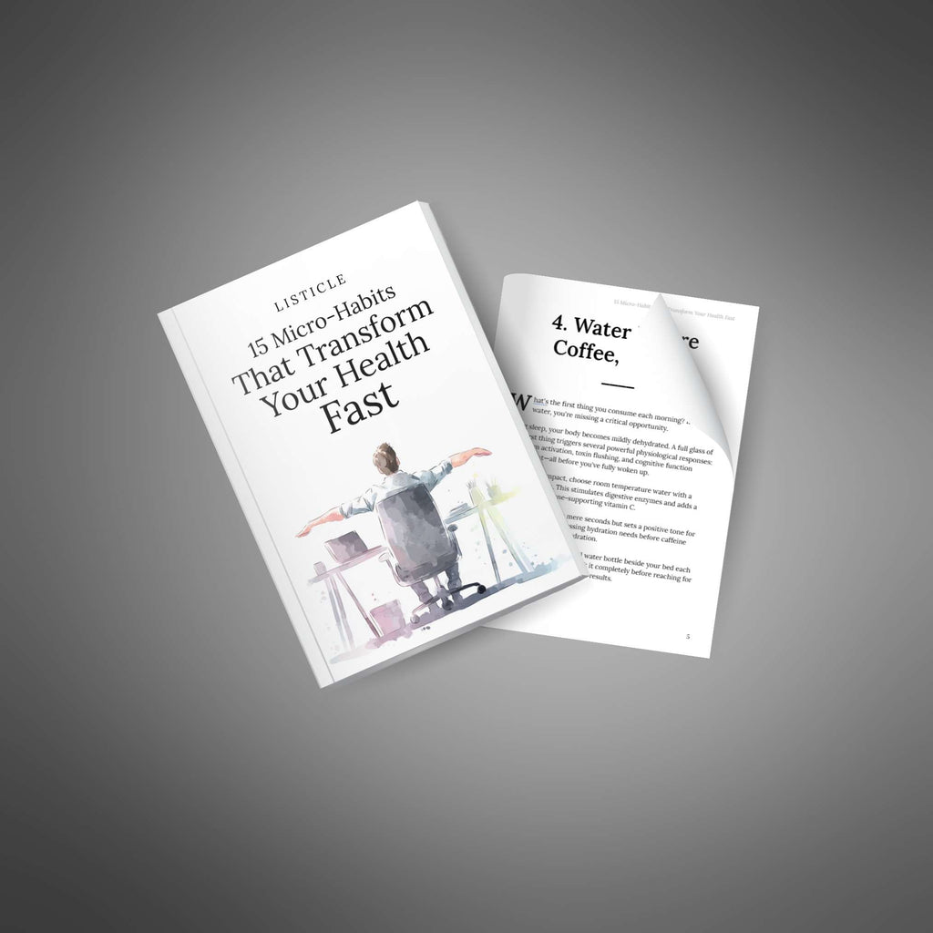 15 Micro-Habits That Transform Your Health Fast (Instant Download) eBook