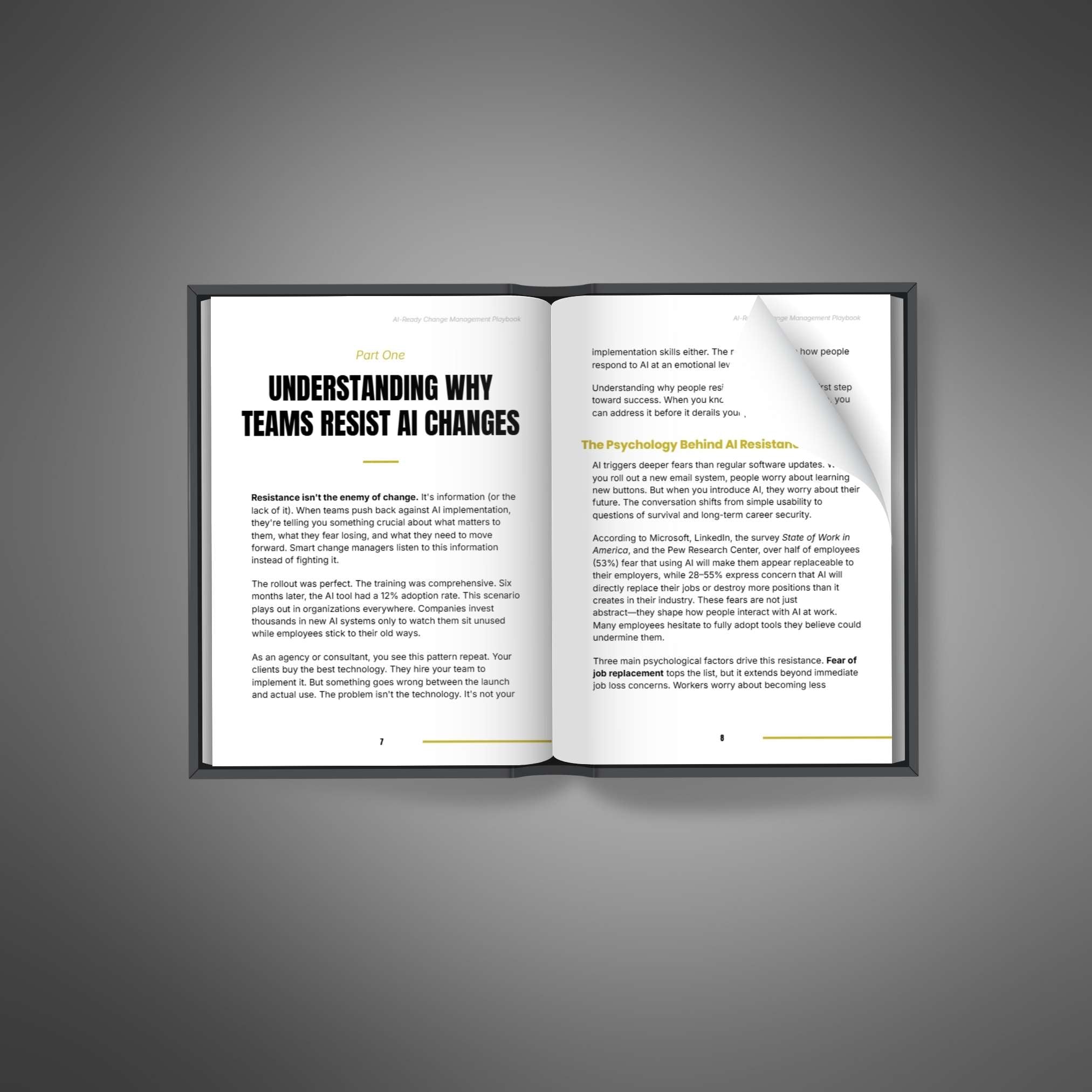 AI-Ready Change Management Playbook(Instant Download) eBook