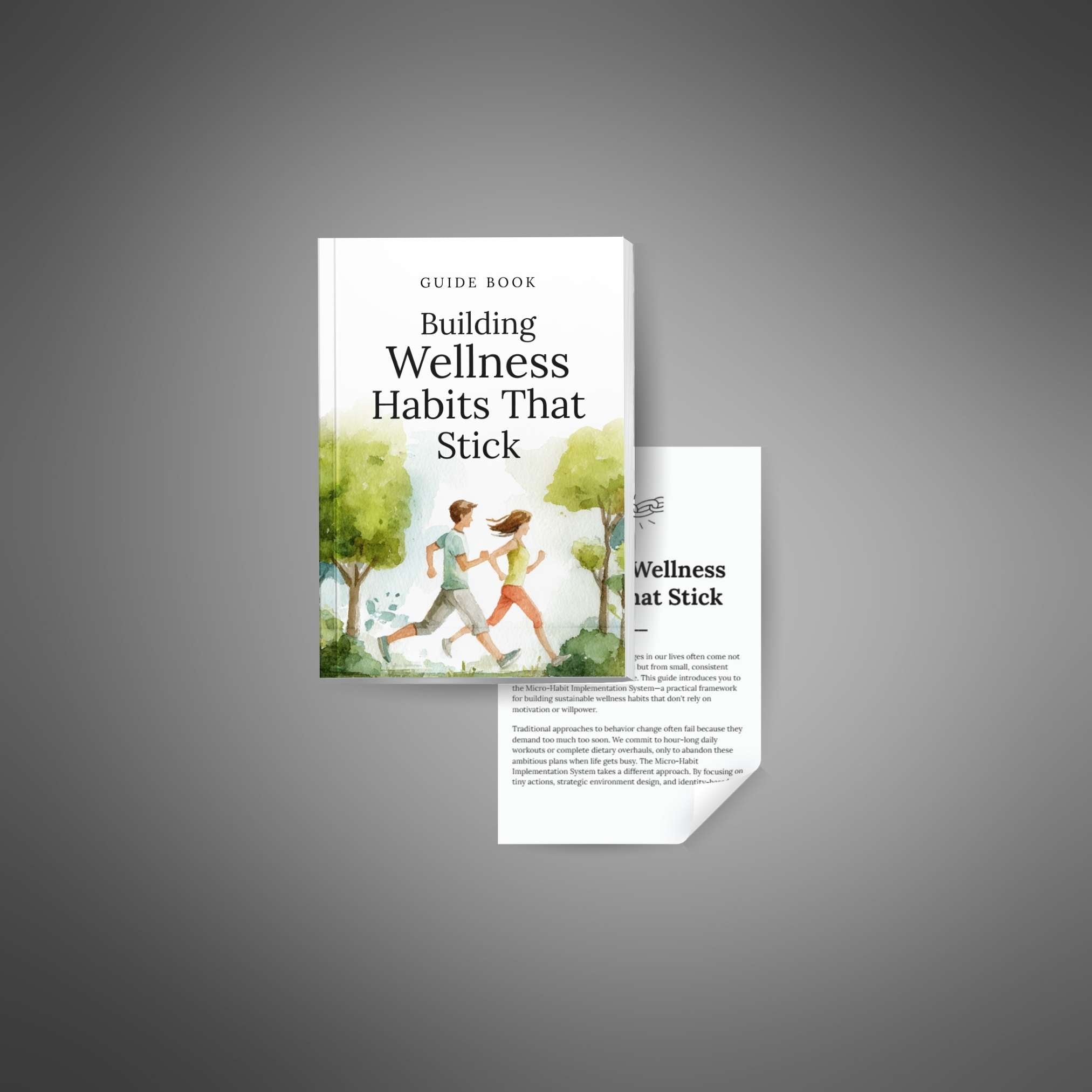 Building Wellness Habits That Stick (Instant Download) eBook