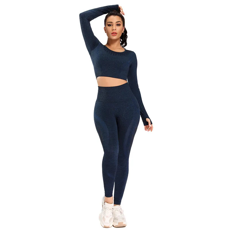 Women's 2pc High Waist Yoga Workout Sets