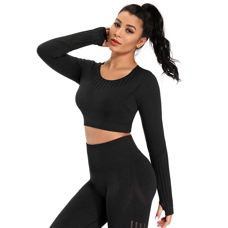 Women's 2pc High Waist Yoga Workout Sets