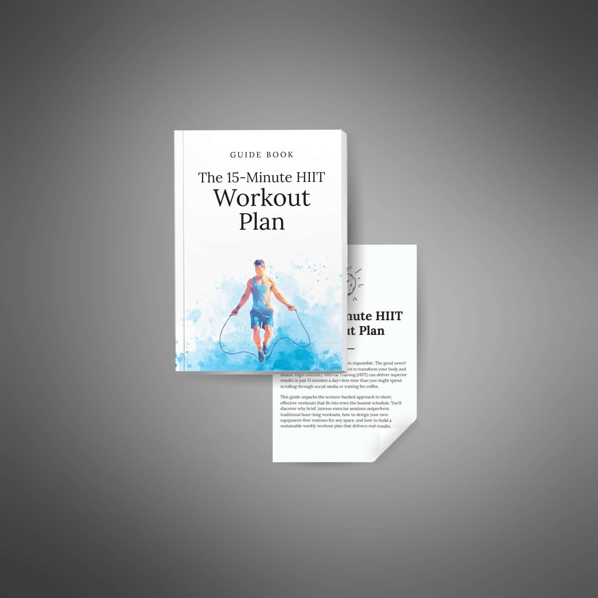 The 15-Minute HIIT Workout Plan (Instant Download) eBook